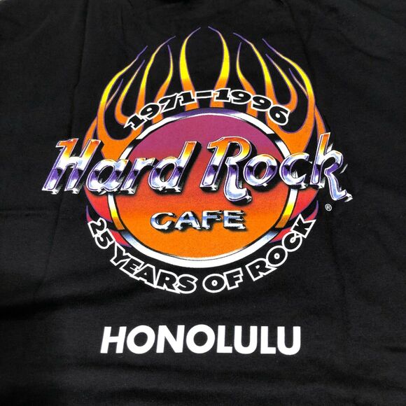 Vintage Hard Rock Cafe T Shirt Honolulu 90s Single Stitch Sz XXL Made in USA NEW - Picture 2 of 5